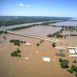 Great flood of the Upper Mississippi