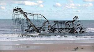 Destruction Of Wildwood Beach After Sandy