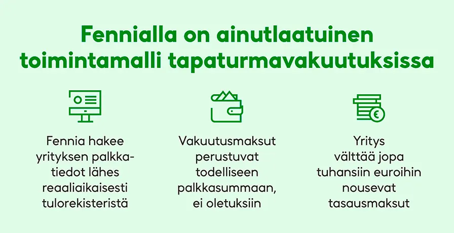 Fennialla on ainutlaatuinen toimintamalli tapaturmavakuutuksissa.