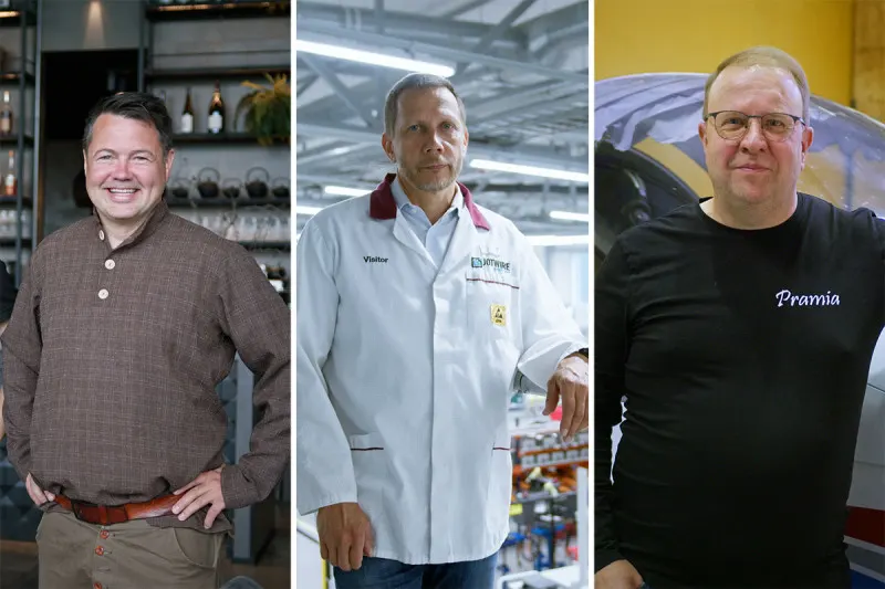 Markus och Patrick Heiskanen, Järvisydän - Mikko Nevalainen, Ouneva Group - Marko Mäkinen, Pramia Plastic.