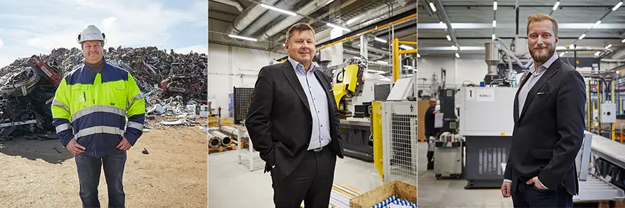Valtakunnallisen yrittäjäpalkinnon voittajat.