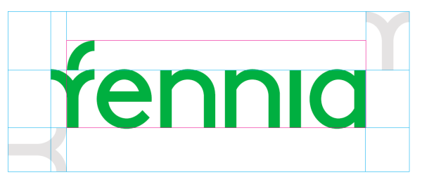 Fennia-logon suoja-alue.