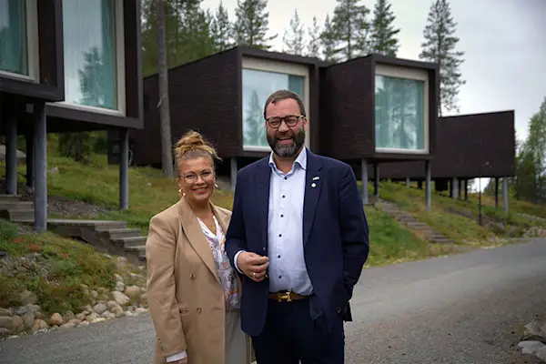 SantaPark Katja Ikäheimo-Länkinen ja Ilkka Länkinen