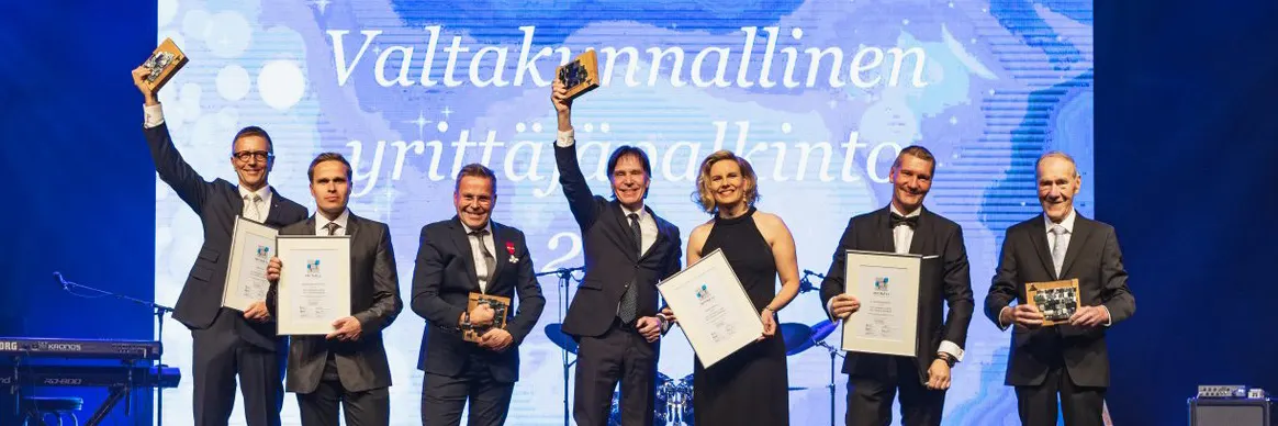 Valtakunnallinen yrittäjäpalkinto 2021.