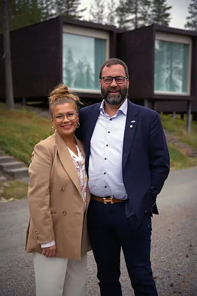 SantaPark Katja Ikäheimo-Länkinen ja Ilkka Länkinen