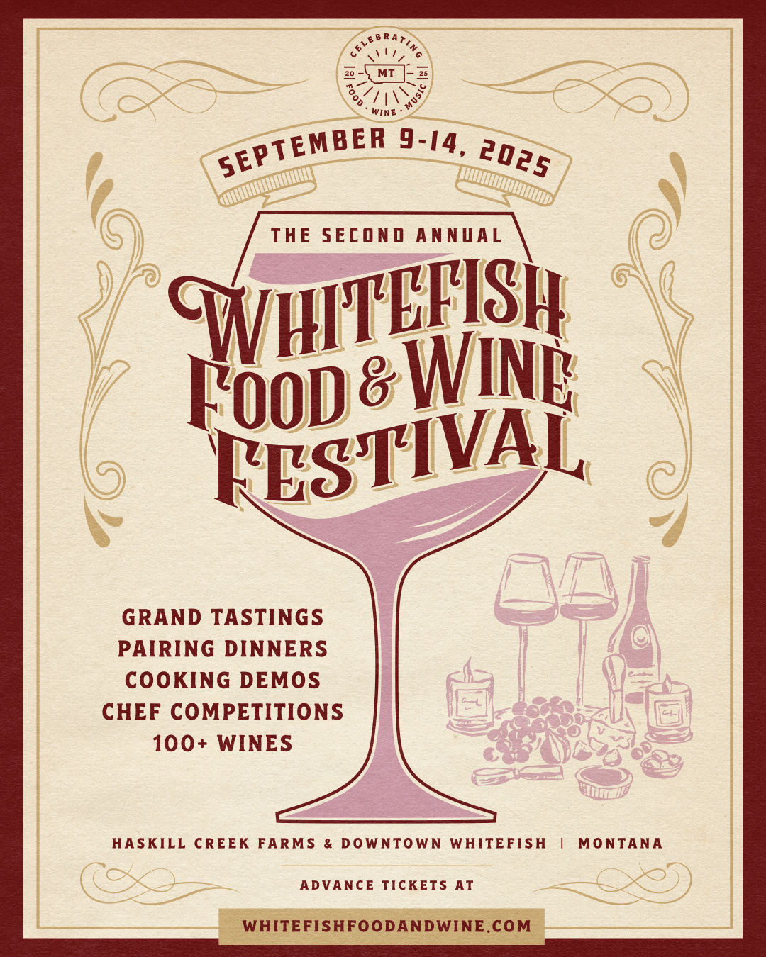 Whitefish Food & Wine Festival- September 9th-14th 