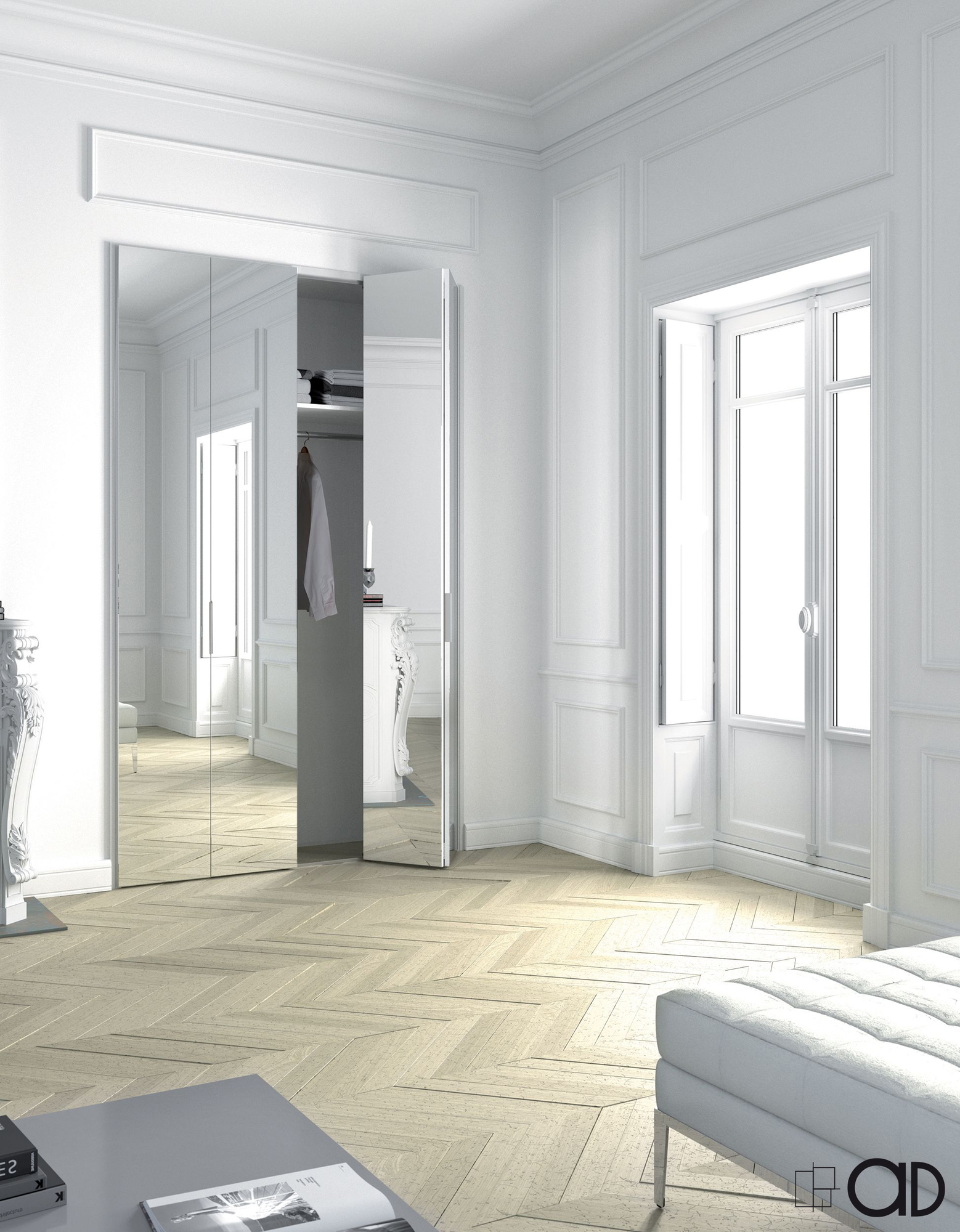 inspiration-portes-placard-miroir-argent