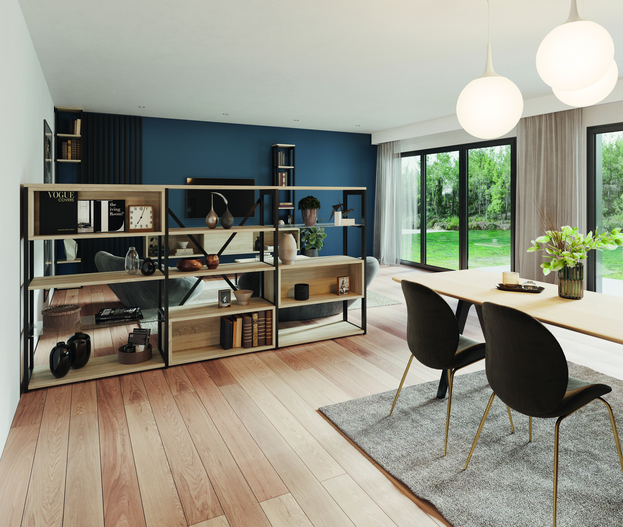 inspiration-bibliotheque-cloison-chene-sable