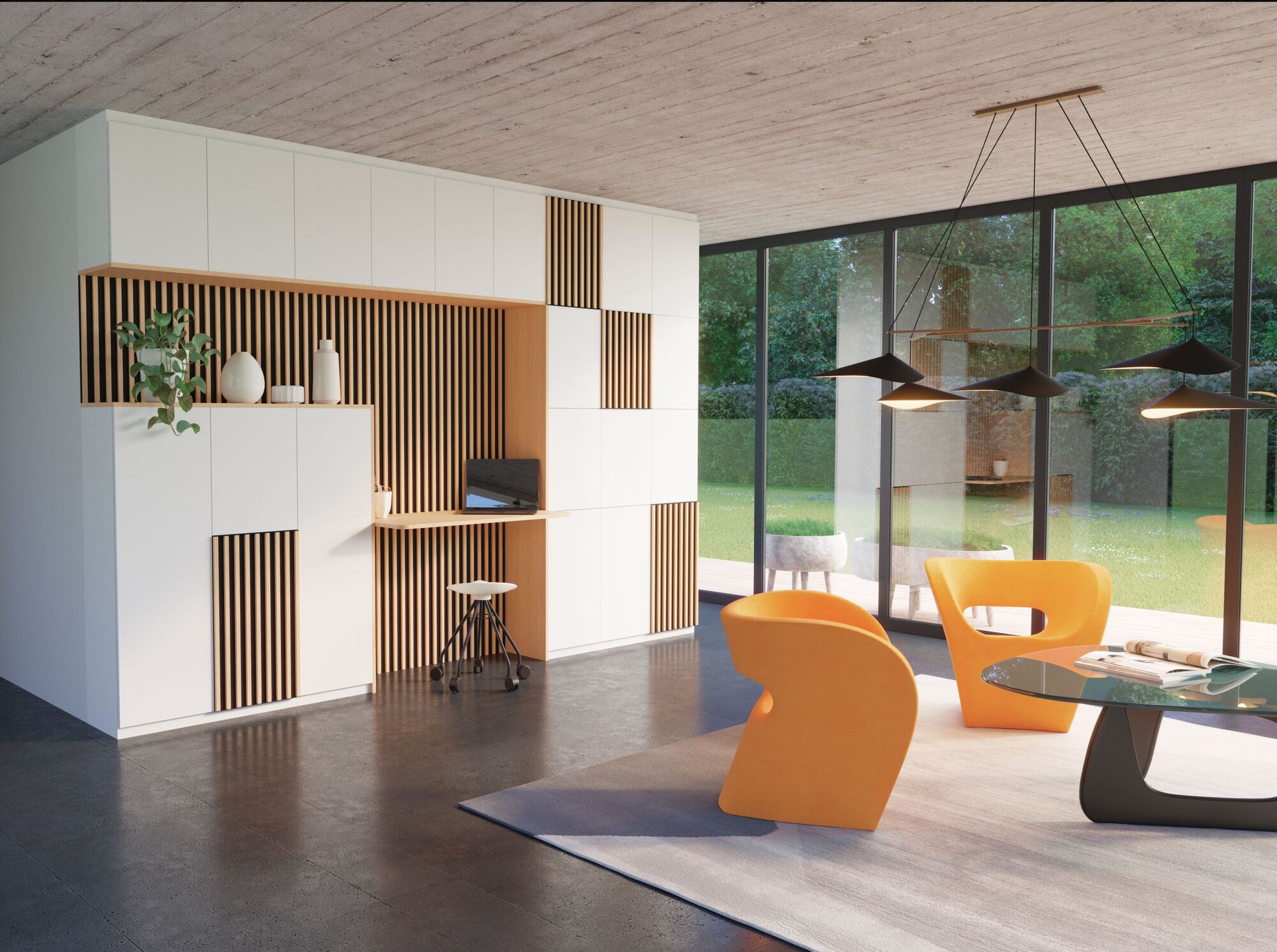 inspiration-bibliotheque-blanc-mat