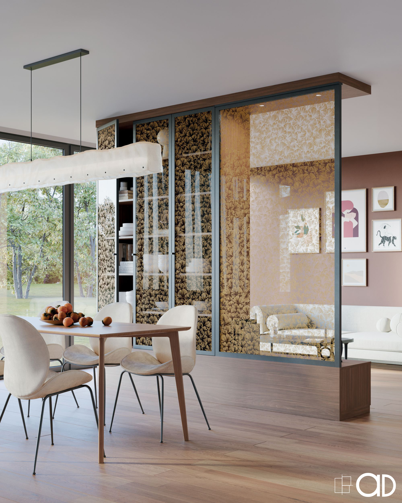 idee-bibliotheque-noyer-vitre
