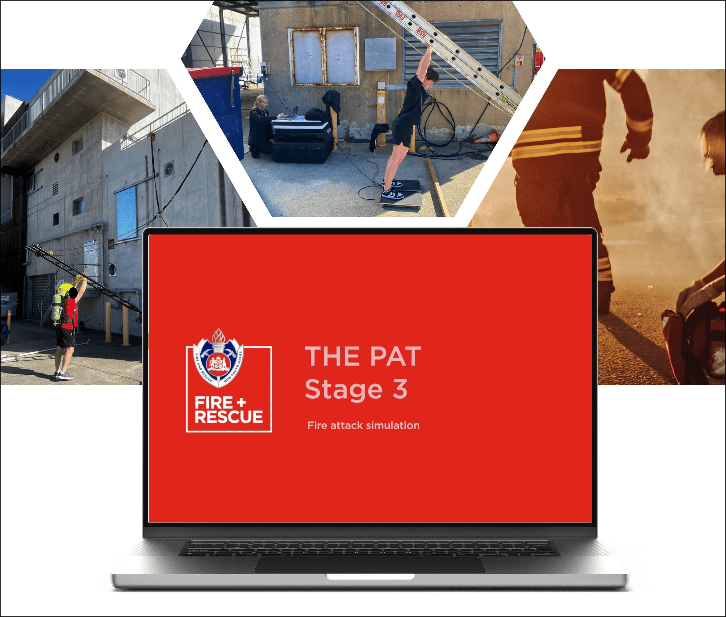 The FRNSW PAT is made up of three stages. This video shows the two tasks within stage 3.