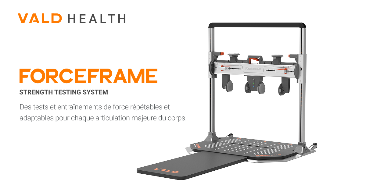 Forceframe App ForceFrame | Entraînement et tests de force rapides et adaptables