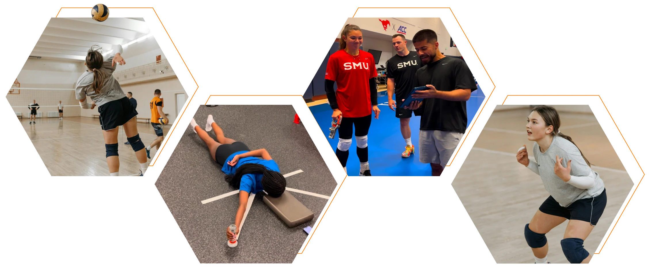 Assessing the physical demands of volleyball and the testing processes used at Southern Methodist University (SMU) to support athlete health and performance.