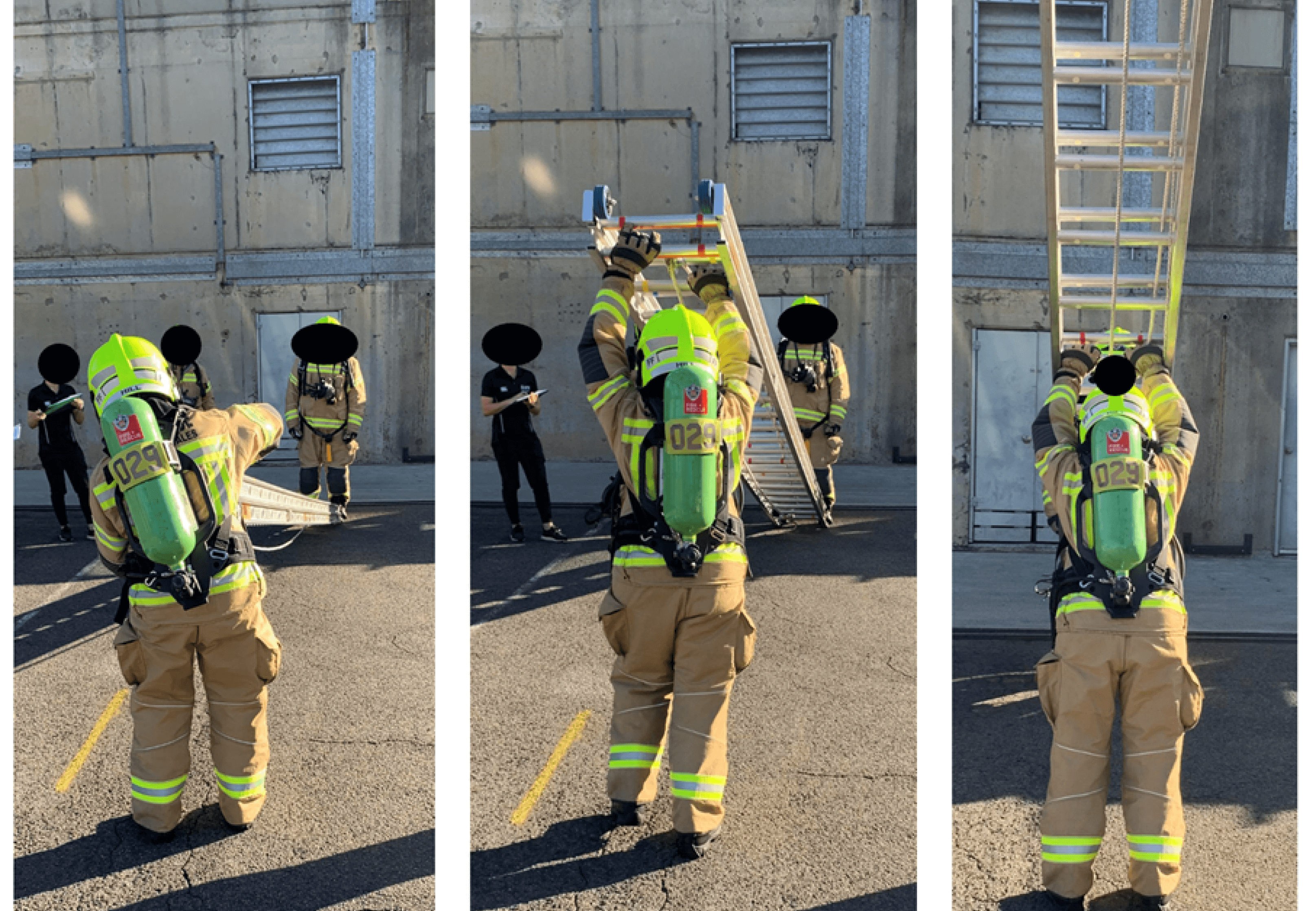 Demonstration of the original ladder raise and lower task.