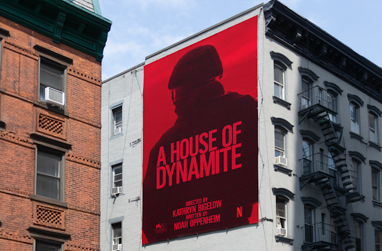 mythology-netflix-house-of-dynamite-branding-advertising-marketing-design-poster-katheryn-bigelow-red-soldier-wall-OOH