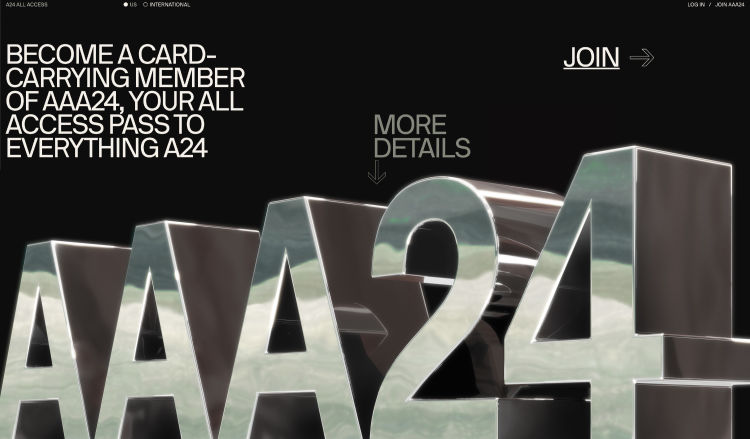 aaa-all-access-members-mythology-a24-logomark-identity-films-3d-chrome-revised-logo-2024-website-home-page.jpg