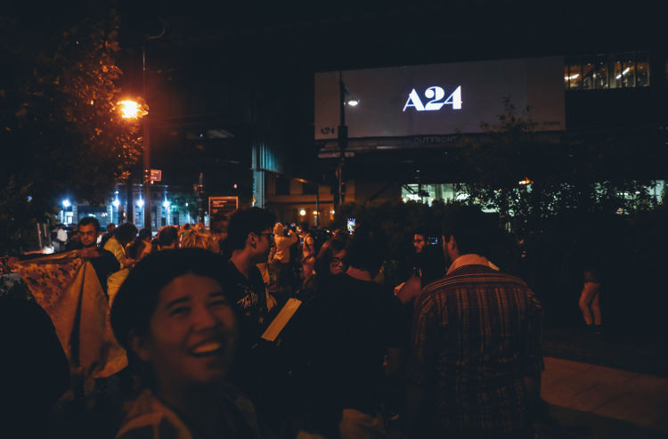 A24-Public-Access-Queens-NY-Billboard-Night-Crowd-Good-Time