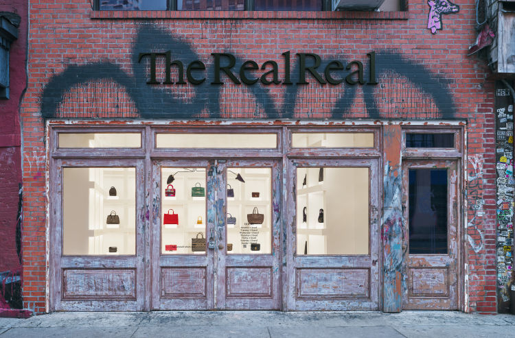 TRR-The-Real Real-Mythology-Retail-Design-NYC-301-Canal-Street-Pop-Up-Luxury-Bags-Facade-Close-Up
