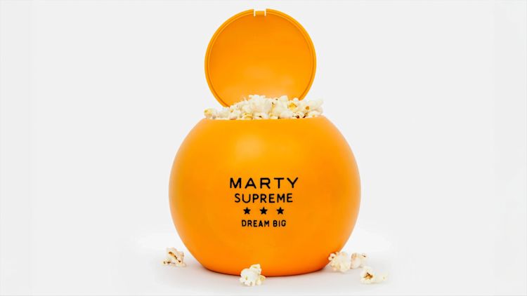 marty-supreme-A24-movies-mythology-advertising-experiential-wheaties-timothee-chalamet-table-tennis-film-ping-pong-popcorn-ball