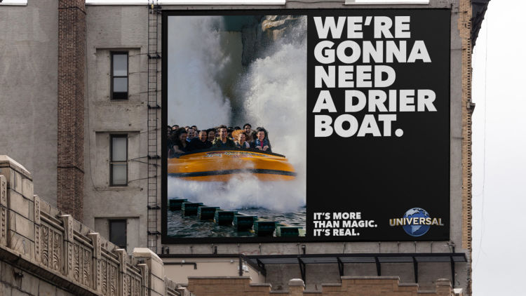 mythology-universal-orlando-resort-more-than-magic-real-billboard-advertising-outdoor-we-are-gonna-need-a-drier-boat