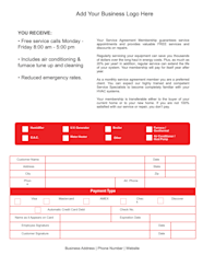 Free HVAC Maintenance Contract Template Housecall Pro