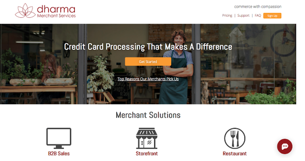 Dharma Merchant Services | Best for High-Dollar Transactions