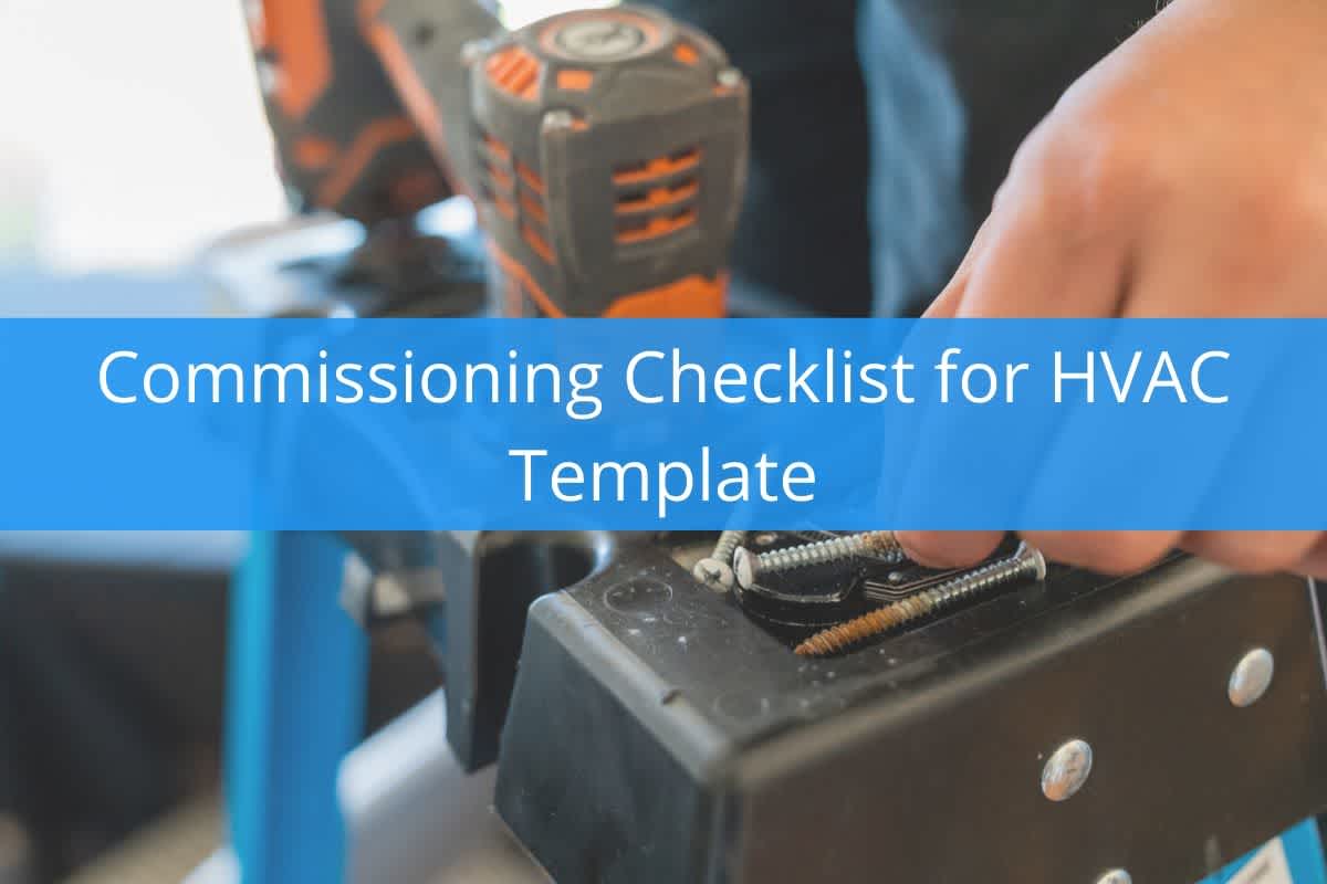 Free Commissioning Checklist for HVAC Template Housecall Pro