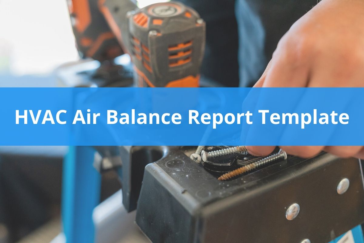 HVAC Air Balance Report Template (Free Download)  Housecall Pro Throughout Air Balance Report Template