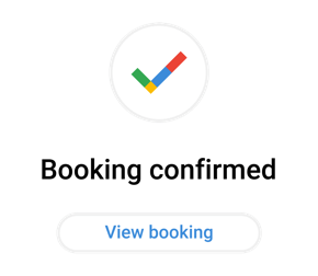 Booking Confirmed View Booking