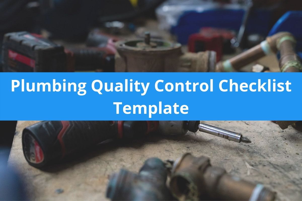 Free Plumbing Quality Control Checklist Template Housecall Pro