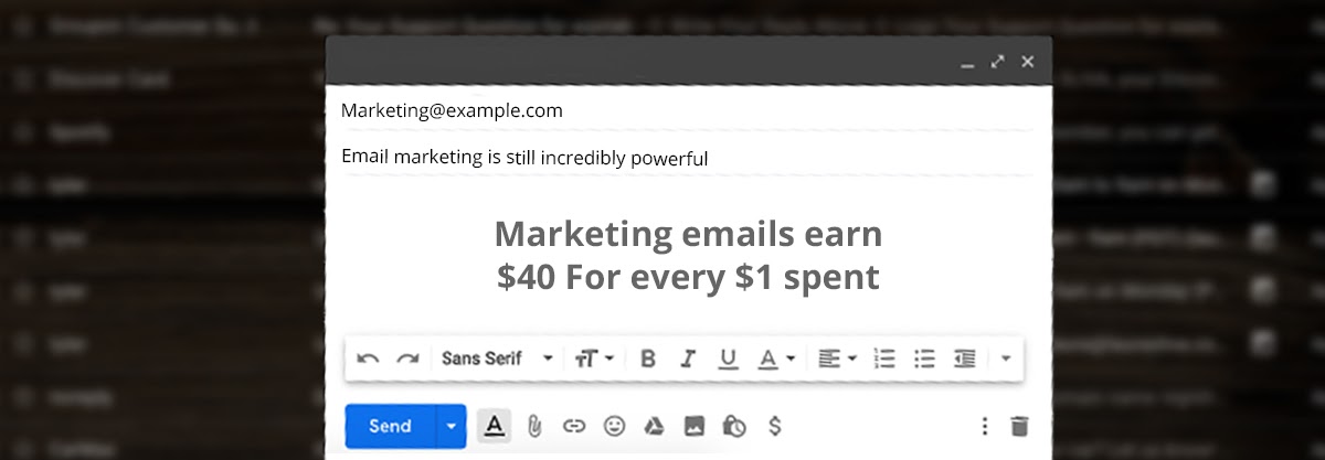 plumbing email marketing example