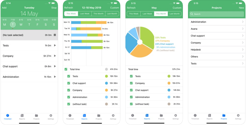 top time clock apps