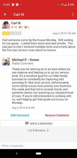 customer complaint