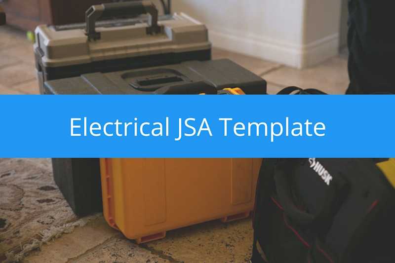Electrical JSA Template (Free Download) Housecall Pro