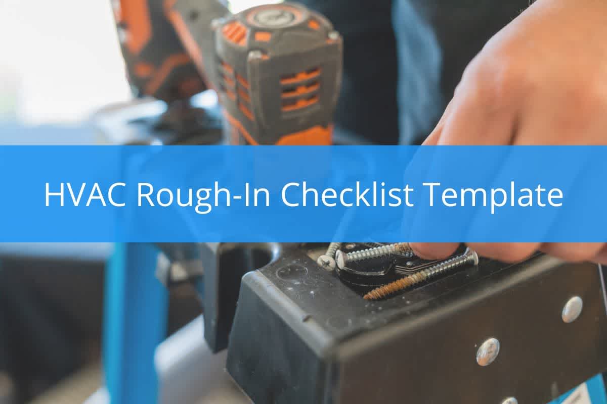 HVAC RoughIn Checklist Template (Free Download) Housecall Pro