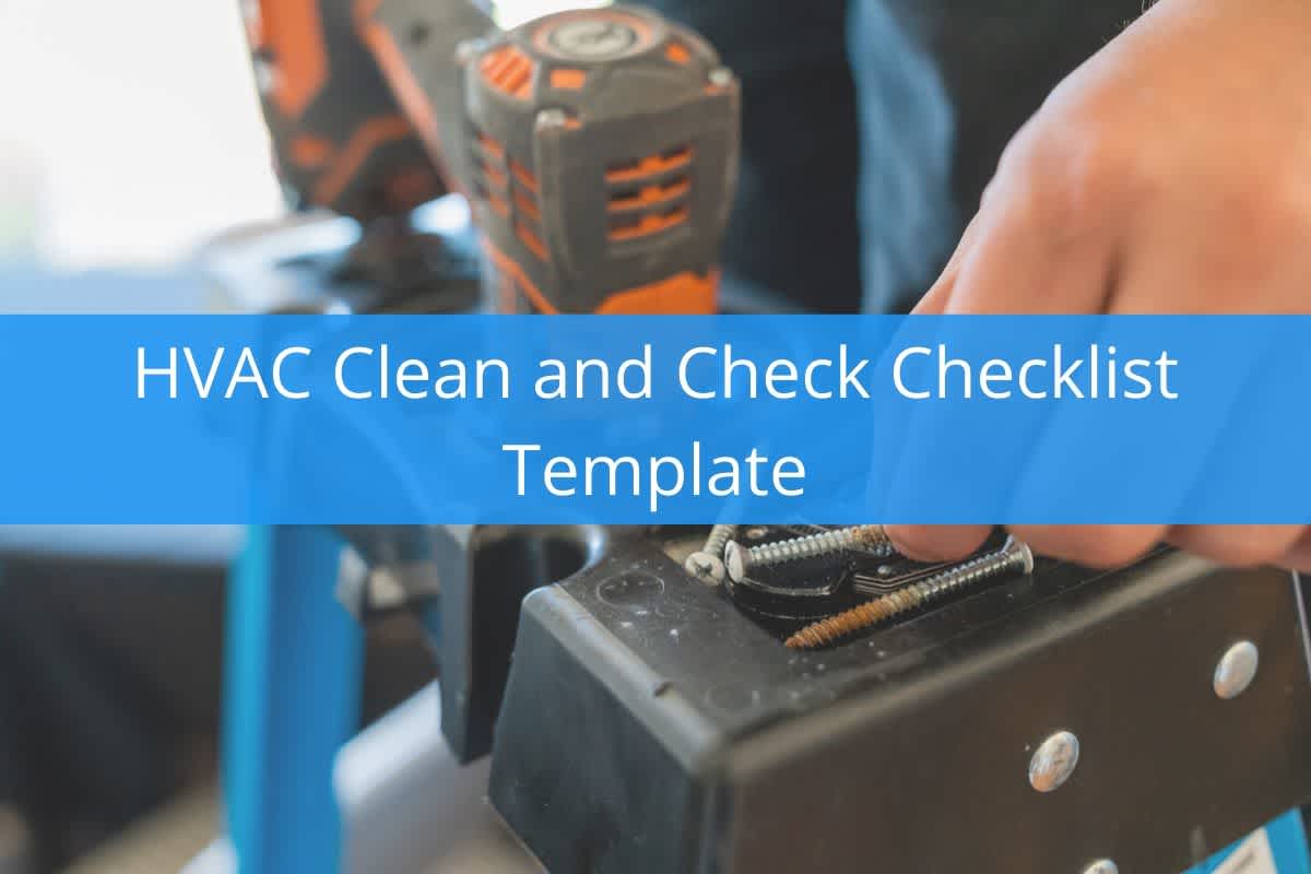 Free HVAC Clean and Check Checklist Template Housecall Pro