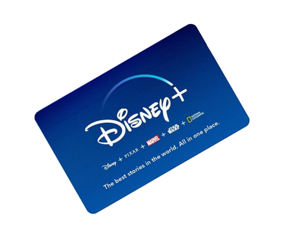 image of disney+ gift card