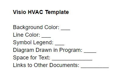where are hvac shapes in visio