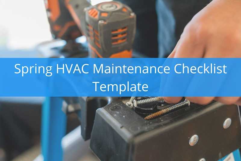 Spring HVAC Maintenance Checklist Template (Free Download) | Housecall Pro