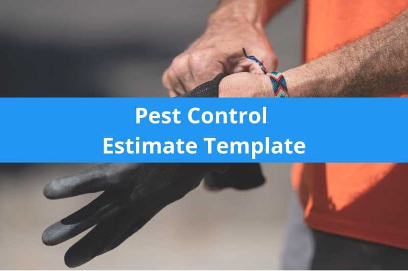 Pest Control Estimate Example Housecall Pro