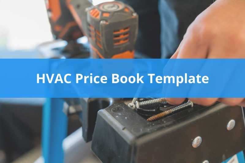 HVAC Price Book Template (Free Download) Housecall Pro