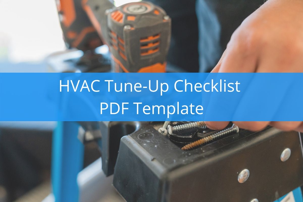 Hvac Tune Up Checklist Pdf Template Free Download Housecall Pro