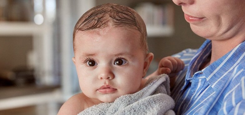 baby in towel