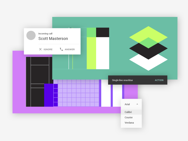 Using a design system: feedback on Google Material Design