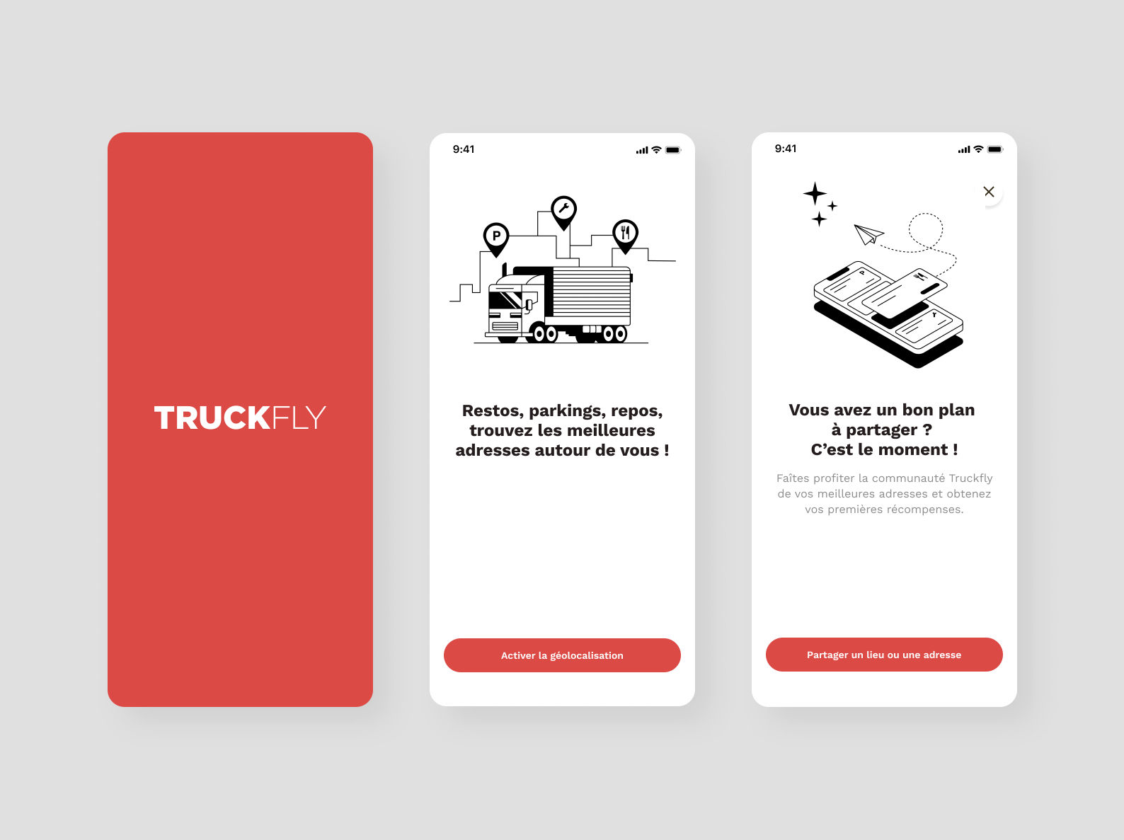 Truckfly - mobile
