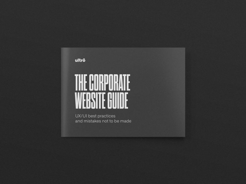 The corporate website guide: UX/UI best practices and mistakes not to be made