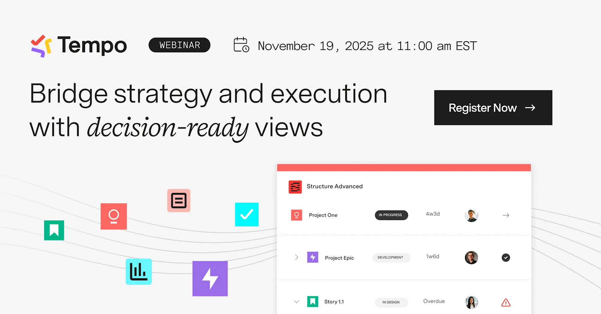 Bridge strategy and execution with decision-ready views | Tempo