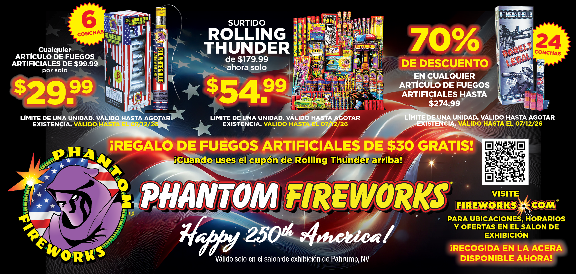 ADM Spanish Postcard Pahrump Front