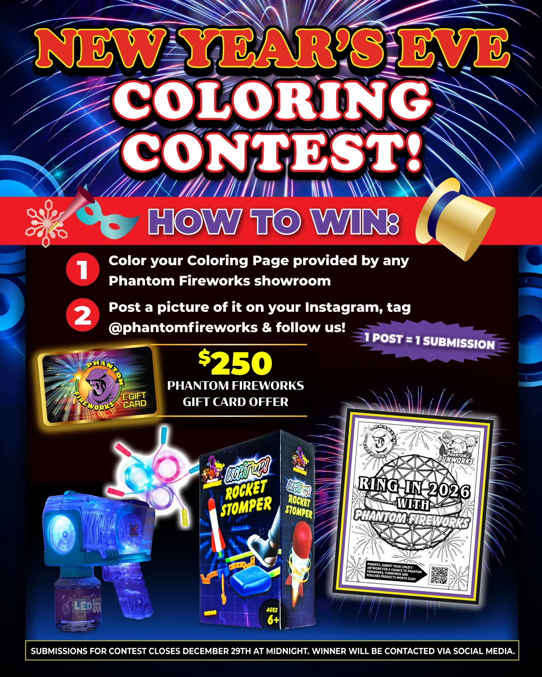 Art | NYE Coloring Page Contest Art