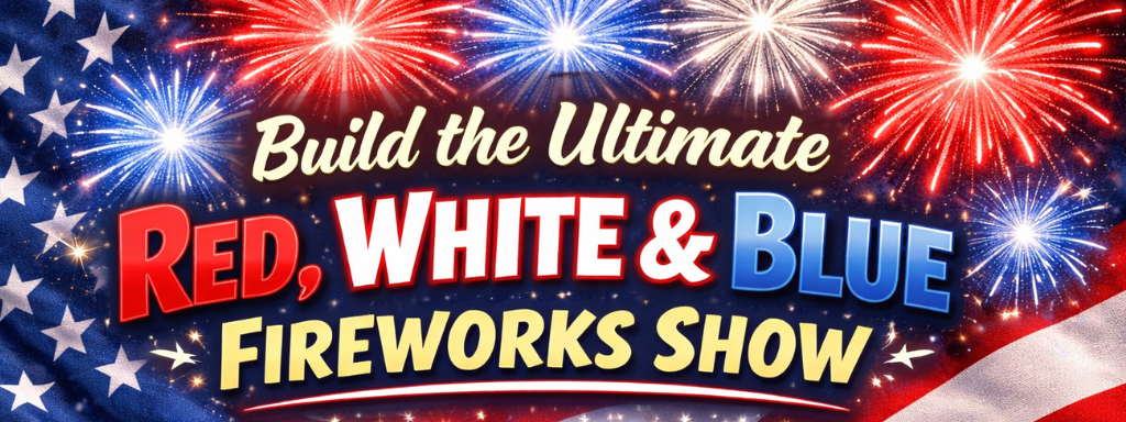 Red White and Blue Product Page Banner